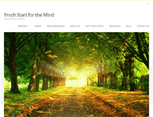 Tablet Screenshot of freshstartmind.com